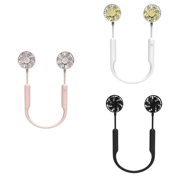 

electric fans hanging neck fan usb charging lazy 3 speeds wind outdoor