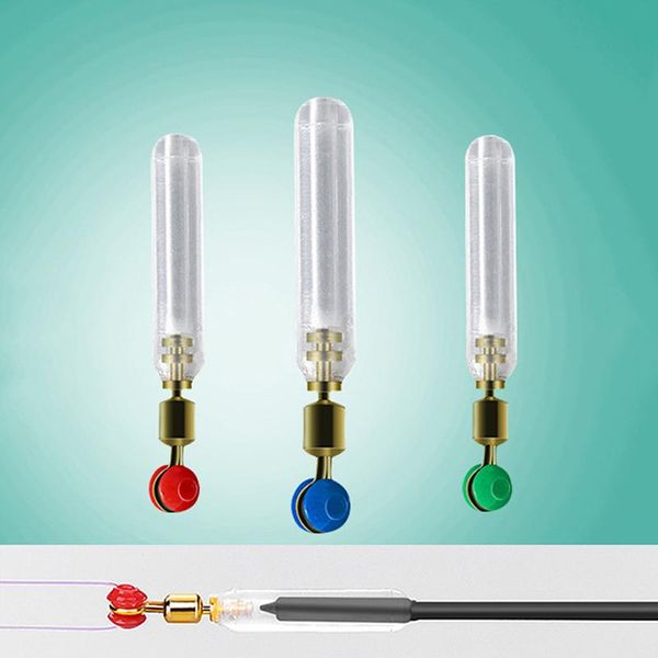 

fishing accessories 6 pcs silicone copper head floating seat without casting line rotating has longer service lif