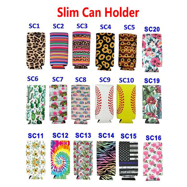 

12oz slim can sleeves drink holder neoprene insulated bag case pouch