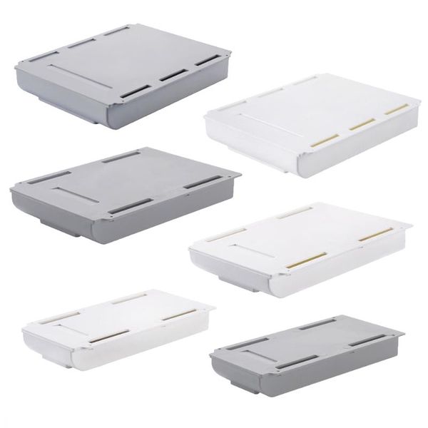 

gift wrap drawer deskstorage box under table self-adhesive organizer organization