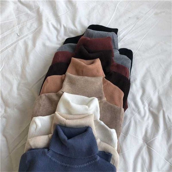 

women sweaters autumn winter korean slim pullover knitted sweater jumper soft warm pull femme 211120, White;black
