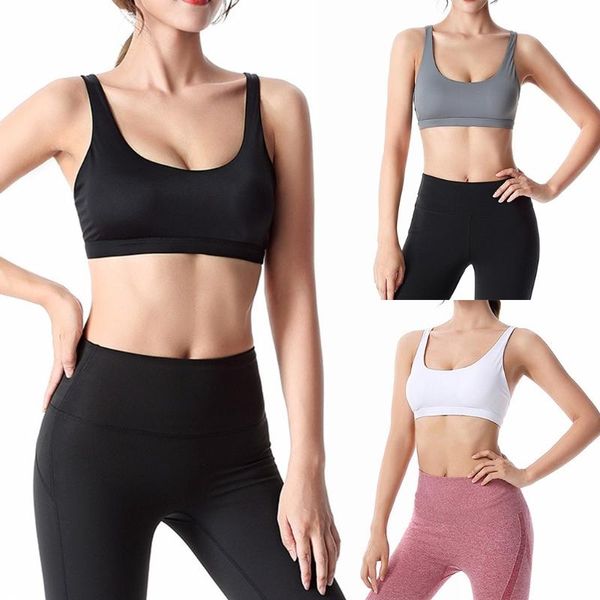 

yoga outfit women cross back sports bra breathable proof fitness push up running active sportswear vest