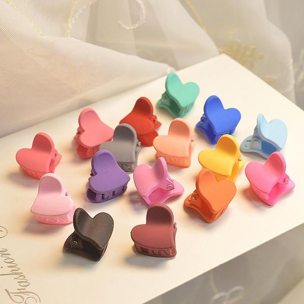 

cute  pcs/pack fashion baby girls mini heart flowers hair clips sweet children hairpins for kids accessories, Slivery;white