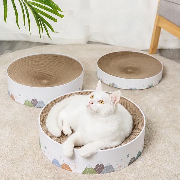 

cat beds & furniture durable climbing frame is suitable for indoor scratch pad sofa bed snow mountain pattern design cama perro