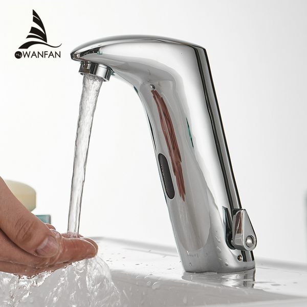 

bathroom sink faucets faucet sensor automatic hands touch water saving inductive electric tap battery power basin 408901 oubj