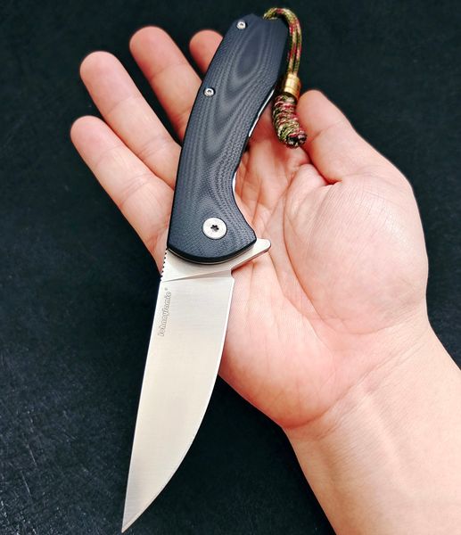 

johnnyjamie new design mode3 tactica foding knife d2 bade knife pain edge outdoor surviva pocket knife edc hand toos