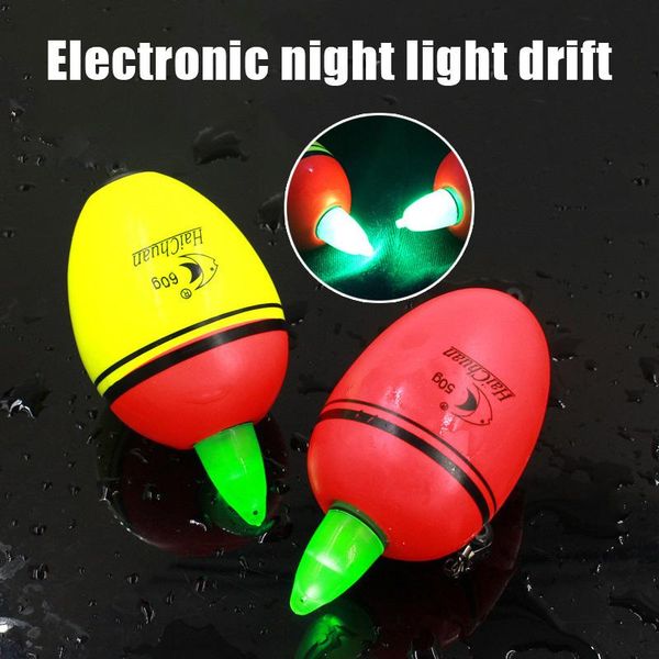 

fishing accessories 2 pcs floats electronic light luminous rock float with battery jt-drop ship