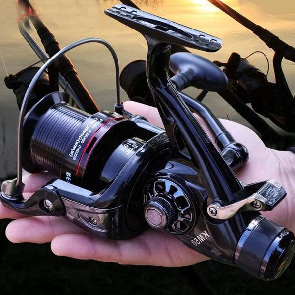 

sougayilang 10+1bb carp fishing reel feeder spinning de pesca baitcasting reels