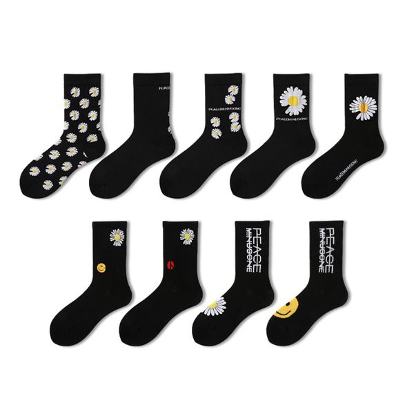 

zhilong's same embroidered couple middle long fashion, Black;white