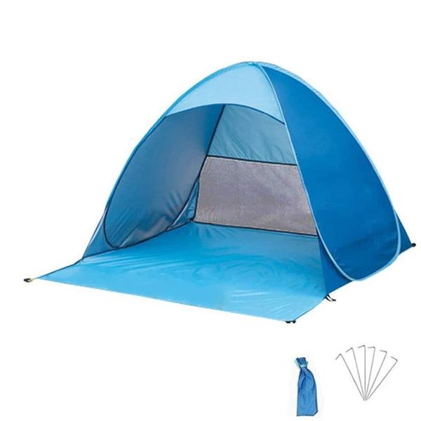 

outdoor up tent, beach large size for 2-3 persons quick open sun uv protection tent 150x165x110cm tents and shelters