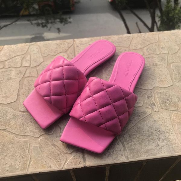 

slippers flat shoes female pu rubber rome fabric basic, Black