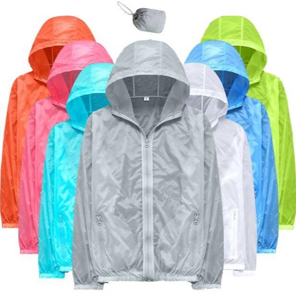 

sunscreen summer outdoor beach coat ultra-thin breathable anti-uv sports clothes zip up men's jackets, Black;brown