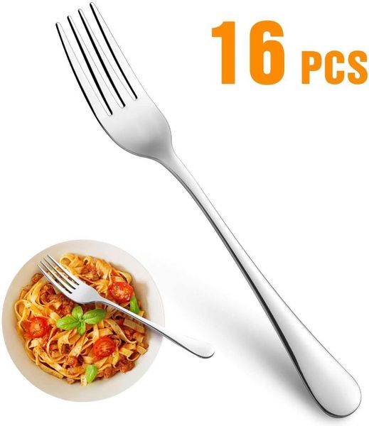 

forks set of 16 grade stainless steel silverware table flatware bento box