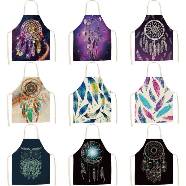 

apron color dream catcher series cotton linen wql0212