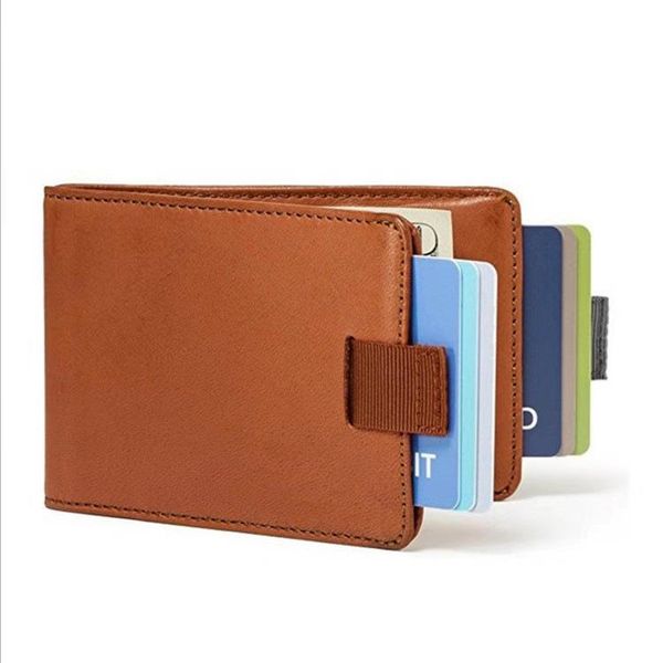

card holders us dollar clip holder pu leather fashion pull-out wallet women phone men, Brown;gray