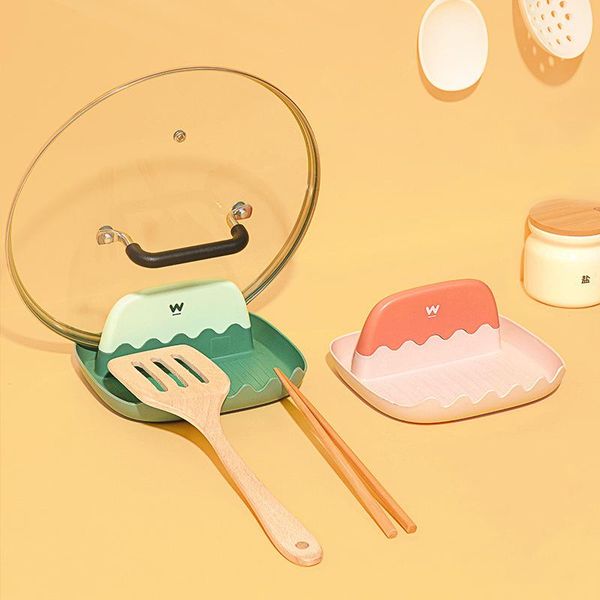 

hooks & rails spatula rack pot lid holder household soup spoon pad chopstick storage kitchen shelves cutting board shelf