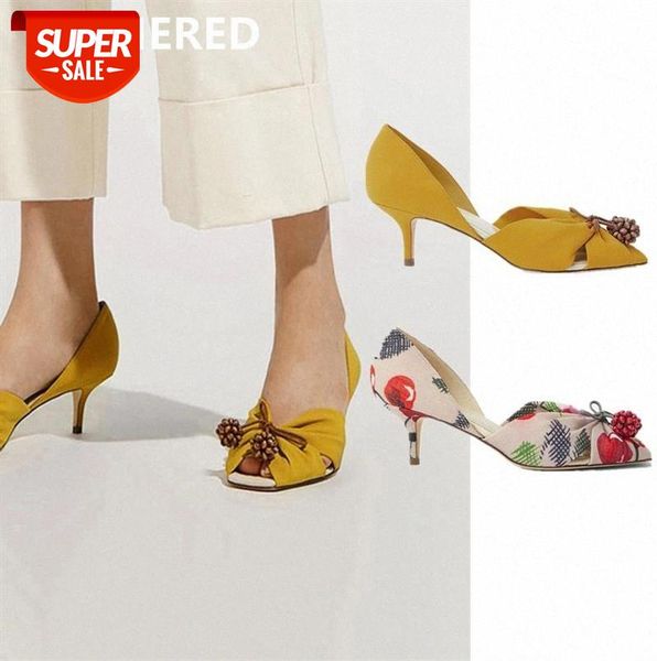 

withered summer shoes women women shoes ins fashion blogger england style vintage foral bow high heels woman #dr9j, Black