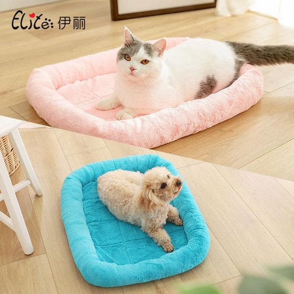 

kennels & pens large dog bolster bed mat washable pet non slip cushion mattress mats house kennel