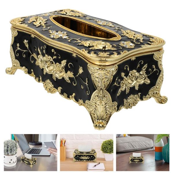 

gift wrap 1pc acrylic tissue box european style napkin home decoration ornament