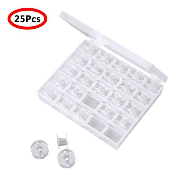 

empty box bobbins sewing machine spools plastic household coils reel part bobbin with thread storage case tools notions, Black