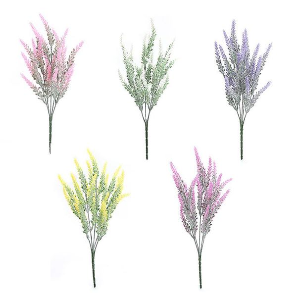 

decorative flowers & wreaths artificial plant flower green simulation fake plastic for wedding home decoration grass