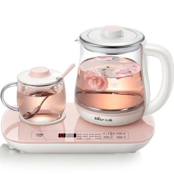 

electric kettles 220v 0.8l glass kettle multifunctional cooking pot household health preserving tea dessert