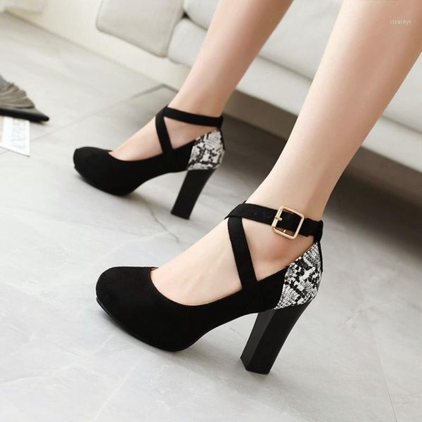 

dress shoes blxqpyt fashion ladies us women girls wedges platform high heels 9.5 cm pumps sapato feminino party wedding bride t18-21, Black