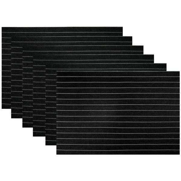 

mats & pads placemats set of 6 , table for dining kitchen place insulation non-slip washable