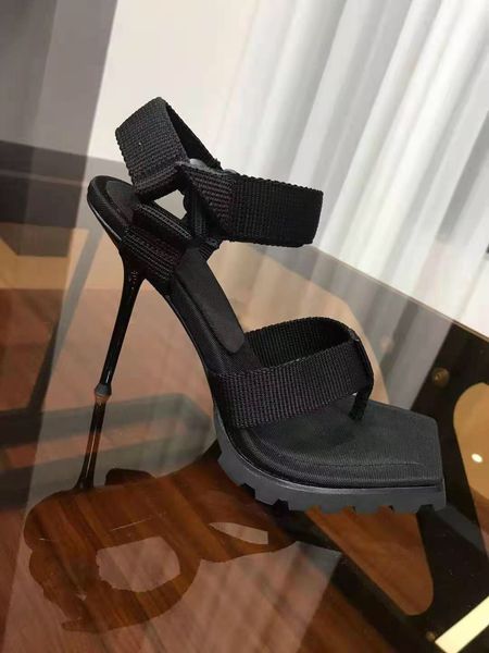 

wan high 2021 heel 9.5cm heeled dress sandal shoes women lady summer cool girl alex love wan g eveing party footwear aw3240 phh0, Black