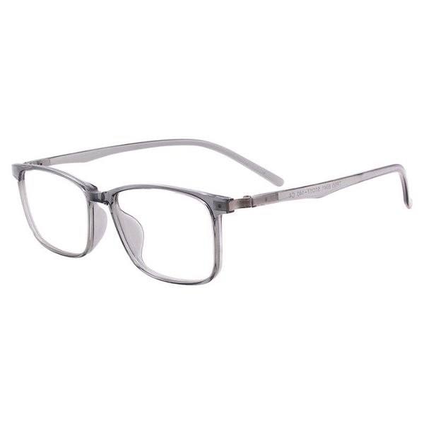 

fashion sunglasses frames men women classic transparent tr90 lightweight rectangular glasses full rim frame for prescription reading myopia, Black
