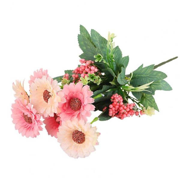 

decorative flowers & wreaths fashion artificial plant 1 bouquet 7 heads charming faux silk flower pography props simulation for wedding home