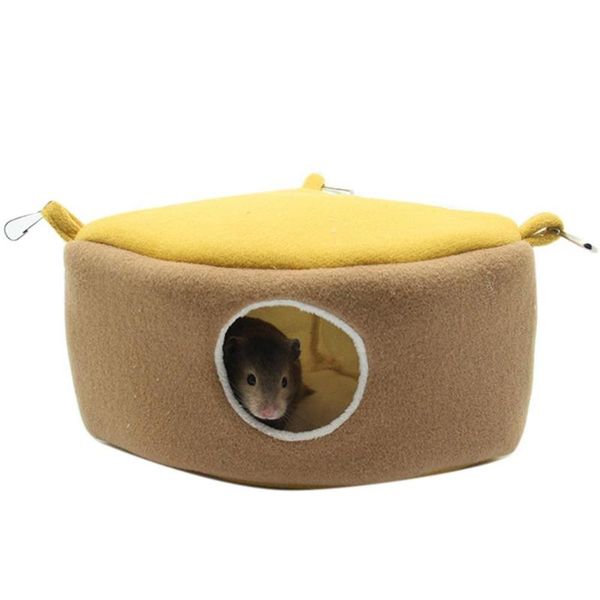 

winter warm hamster bed hanging sugar glider hammock nest home small animal cage cat beds & furniture