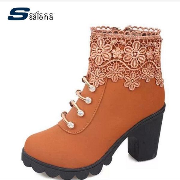 

boots ssalena girls women classical winter wearable comfortable shoes a891, Black