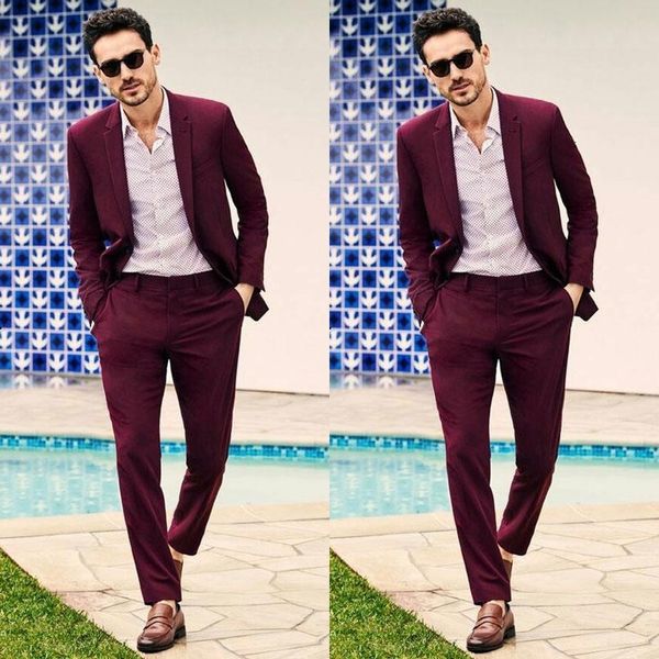 

men's suits & blazers suit homme burgundy mens slim fit blazer 2 tuesdays smoking wedding fathers from the business party finalists&#03, White;black