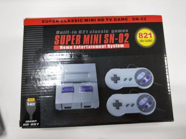 

5pcs classic mini hd tv game console retro video with 8bit 821 different games dhl fast ship portable players