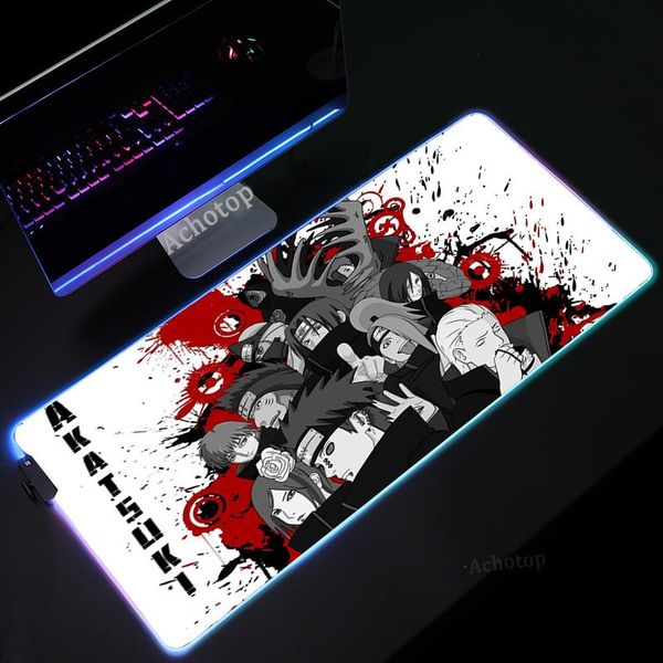 

mouse pads & wrist rests itachi rgb pad gamer gaming accessories laprubber mat led light large 80x30 keyboards player desk
