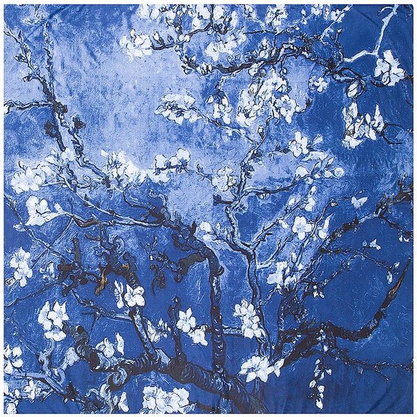

scarves 100% twill silk scarf for women designer foulard 130*130cm square large hijab printed fashion wraps shawls, Blue;gray