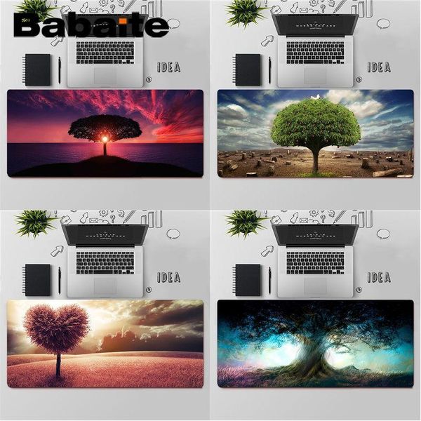 

mouse pads & wrist rests babaite trees large pad pc computer mat keyboards