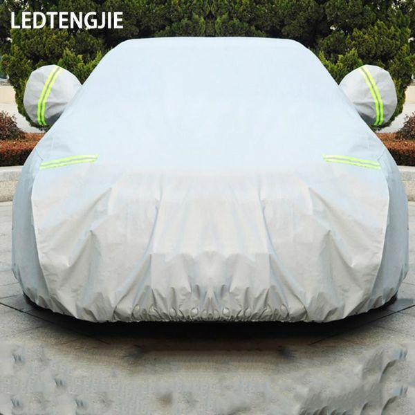 

car covers ledtengjie oxford cloth cover half sun protection rain and snow