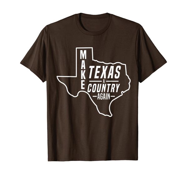 

make texas a country again patriotic state outline t-shirt, White;black