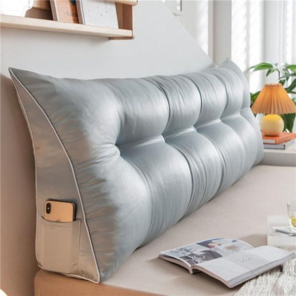 

pillow triangle bedside cushion bed sofa big backrest waist cute cartoon bedroom single double tatami soft