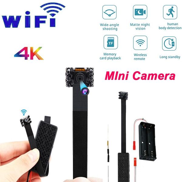 

mini cameras ip cam hd 4k/1080p h.264 wifi camera p2p/ap network micro webcam night vision motion detect remote control camcorder