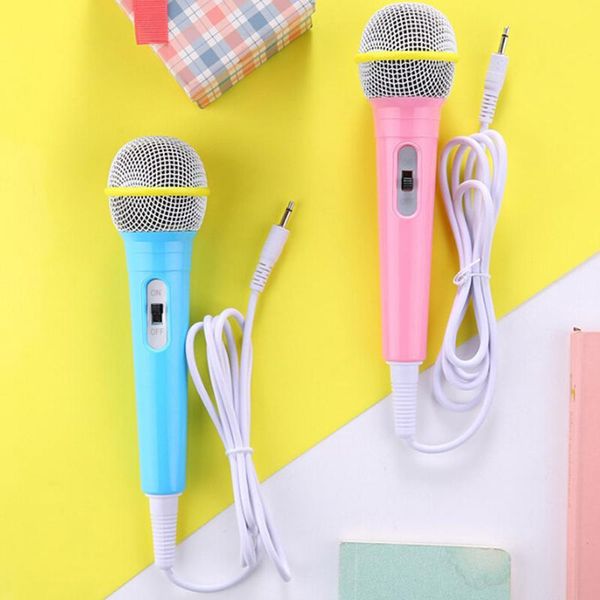 

boy girl christmas gift kids wired microphone musical instrument singing mic children funny music toy microphones