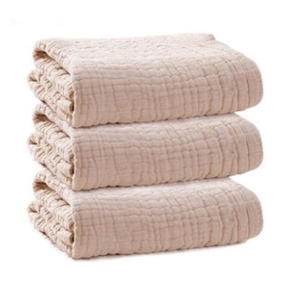 

born blanket bath towel bebes 100% organic cotton 6 layers gauze baby swaddle blankets hold wraps 2021 & swaddling