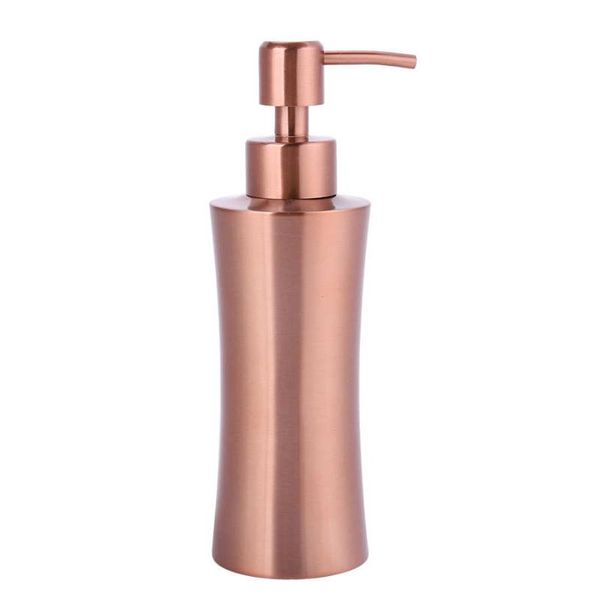 

stainless steel pump dispenser liquid soap lotion bottle bathroom container l