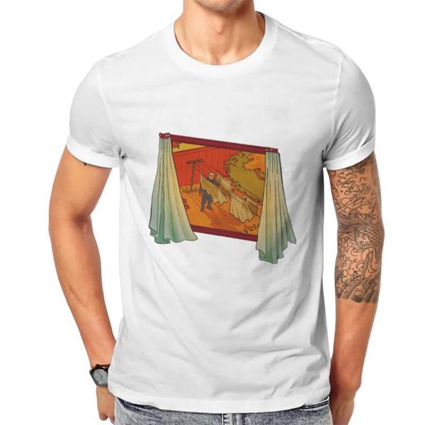 

men's t-shirts mens halloween horror clothing, White;black
