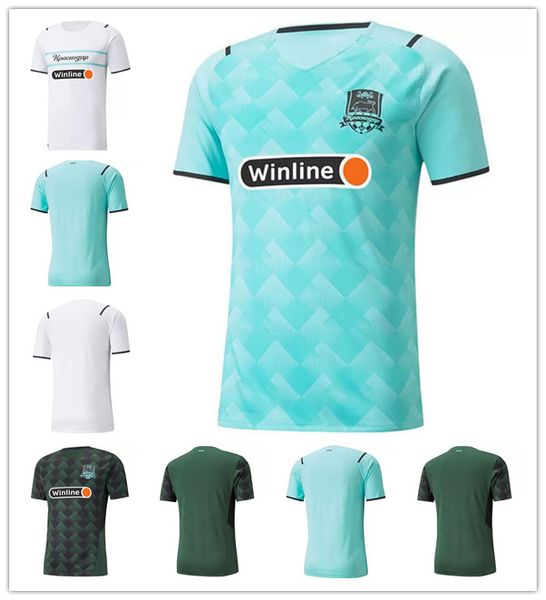 

2021 2022 fk krasnodar soccer jerseys 21 22 cabella wanderson claesson petrov m.berg suleymanov ari vilhena men home green away bule footbal, Black;yellow