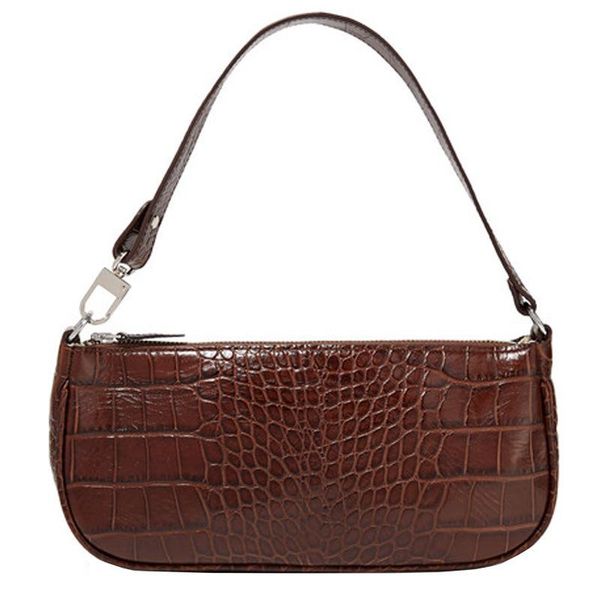 

evening bags crocodile pattern handbag niche design shoulder bag ken bean same style underarm small baguette