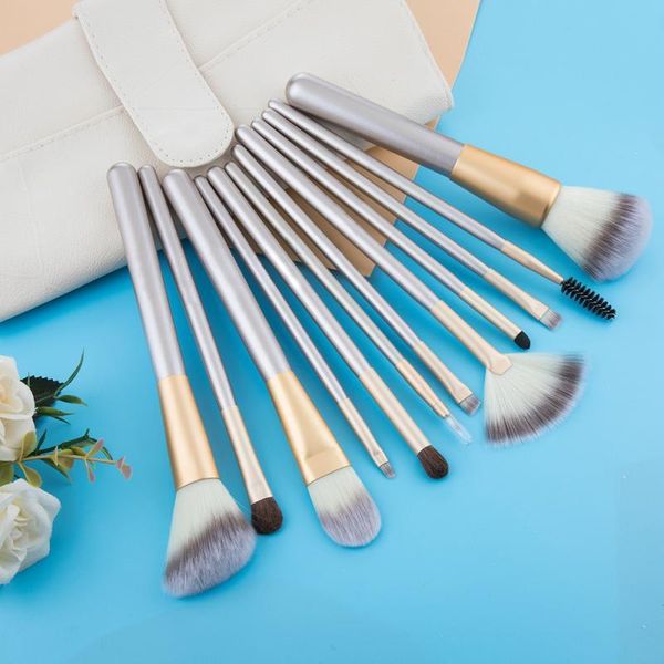 

makeup brushes 12pcs brush set professional eyeshadow eyeliner powder foundation blending women make up kit beauty cosmetic tool
