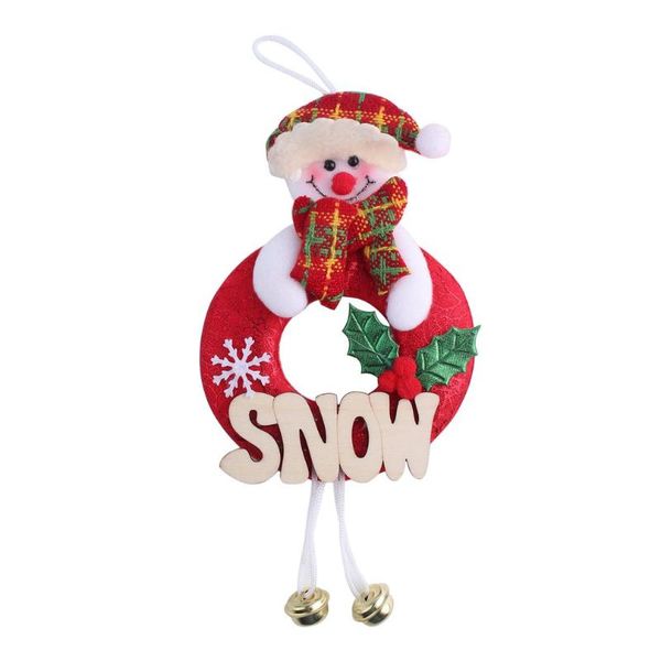 

christmas decorations decoration jingle bell santa pendant tree ornaments hanging with bells door wall letter